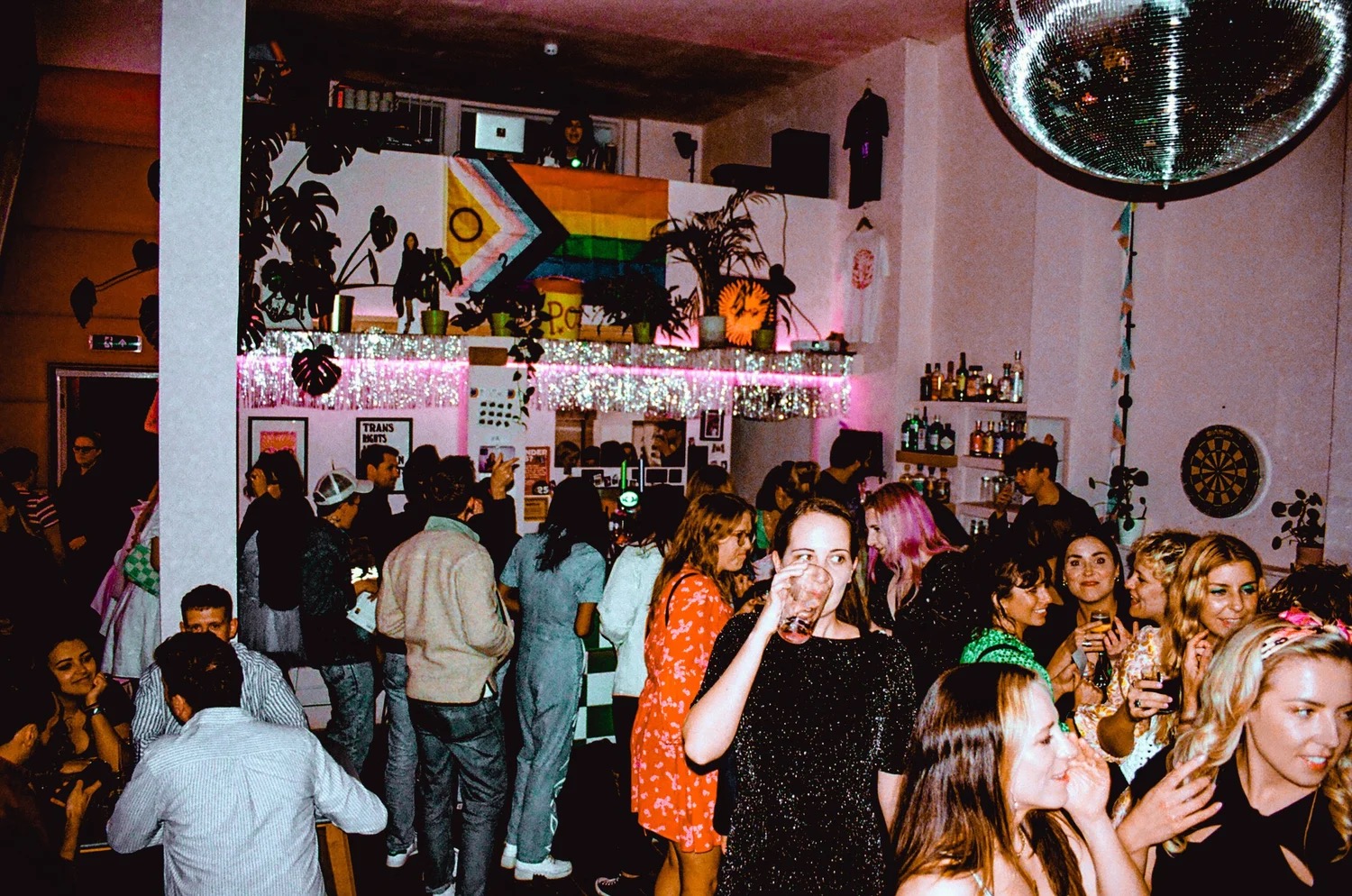 A busy night under the mirrorball at Camp